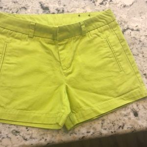 Green shorts